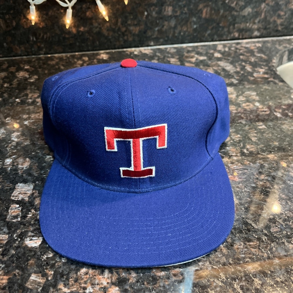 Texas Rangers Hat New Era Pro Model Dupont Snapback Vintage 80's Medium Large